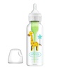 image:imageDr Browns Natural Flow AntiColic OptionsNarrow 8oz250mL Baby Bottle  Lovey Gift Set with Level 1 Slow Flow Nipples PinkClear