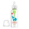image:imageDr Browns Natural Flow AntiColic OptionsNarrow 8oz250mL Baby Bottle  Lovey Gift Set with Level 1 Slow Flow Nipples PinkClear