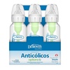 image:imageDr Browns Natural Flow AntiColic OptionsNarrow 8oz250mL Baby Bottle  Lovey Gift Set with Level 1 Slow Flow Nipples PinkMoon  Clouds