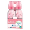 image:imageDr Browns Natural Flow AntiColic OptionsNarrow 8oz250mL Baby Bottle  Lovey Gift Set with Level 1 Slow Flow Nipples PinkPink  Clear