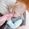 image:imageDr Browns Natural Flow AntiColic OptionsNarrow 8oz250mL Baby Bottle  Lovey Gift Set with Level 1 Slow Flow Nipples PinkPink  Clear