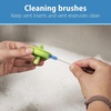 image:imageDr Browns Natural Flow Reusable Baby Bottle Vent System and Reservoir Cleaning Bristle Brush BPA Free Blue Brushes 4Pack48 Pack