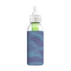 image:imageDr Browns Options Narrow Glass Bottle Sleeve 100 Silicone Blue BPAFree 8 oz 1PackGlow  8 oz  1Pack