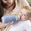 image:imageDr Browns Options Narrow Glass Bottle Sleeve 100 Silicone Blue BPAFree 8 oz 1PackGlowintheDark Navy