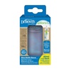 image:imageDr Browns Options Narrow Glass Bottle Sleeve 100 Silicone Blue BPAFree 8 oz 1PackGlowintheDark Navy