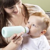 image:imageDr Browns Options Narrow Glass Bottle Sleeve 100 Silicone Blue BPAFree 8 oz 1PackMint