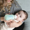 image:imageDr Browns Options Narrow Glass Bottle Sleeve 100 Silicone Blue BPAFree 8 oz 1PackMint