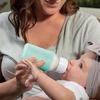 image:imageDr Browns Options Narrow Glass Bottle Sleeve 100 Silicone Blue BPAFree 8 oz 1PackMint
