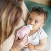 image:imageDr Browns Options Narrow Glass Bottle Sleeve 100 Silicone Blue BPAFree 8 oz 1PackPink