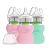 image:imageDr Browns Options WideNeck Glass Bottle Sleeve 100 Silicone Pink BPAFree 5 oz 1PackPink  5 oz  2Pack