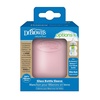 image:imageDr Browns Options WideNeck Glass Bottle Sleeve 100 Silicone Pink BPAFree 5 oz 1PackPink  5oz
