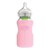 image:imageDr Browns Options WideNeck Glass Bottle Sleeve 100 Silicone Pink BPAFree 5 oz 1PackPink