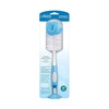 image:imageDr Browns Reusable Sponge Baby Bottle Cleaning Brush Set with Suction Cup Stand Scrubber and Nipple Cleaner Blue 3PackBlue Bottle Brush