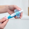 image:imageDr Browns Reusable Sponge Baby Bottle Cleaning Brush Set with Suction Cup Stand Scrubber and Nipple Cleaner Blue 3PackBlue Bottle Brush