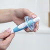 image:imageDr Browns Reusable Sponge Baby Bottle Cleaning Brush Set with Suction Cup Stand Scrubber and Nipple Cleaner Blue 3PackBlue Bottle Brush
