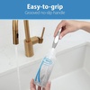 image:imageDr Browns Reusable Sponge Baby Bottle Cleaning Brush Set with Suction Cup Stand Scrubber and Nipple Cleaner Blue 3PackGray Bottle Brush