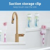 image:imageDr Browns Reusable Sponge Baby Bottle Cleaning Brush Set with Suction Cup Stand Scrubber and Nipple Cleaner Blue 3PackPink Variety Pack