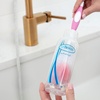 image:imageDr Browns Reusable Sponge Baby Bottle Cleaning Brush Set with Suction Cup Stand Scrubber and Nipple Cleaner Blue 3PackPink Variety Pack