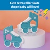 image:imageDr Browns Ridgees Roller Skate Baby Teether Massaging MultiTexture Teething Toy for Babies BPAFree 3m