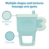 image:imageDr Browns Ridgees Tumbler Baby Teether Massaging MultiTexture Teething Toy for Babies Blue Silicone Free BPAFree 3m