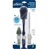 image:imageDr Browns Silicone Cleaning Brush Set with Bottle Spout and Straw Brush 3 Brushes to Clean Baby Bottles Spouts Nipples and Straws BPA Free  3PackSilicone Cleaning Brush Set