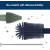 image:imageDr Browns Silicone Cleaning Brush Set with Bottle Spout and Straw Brush 3 Brushes to Clean Baby Bottles Spouts Nipples and Straws BPA Free  3PackSilicone Cleaning Brush Set