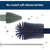 image:imageDr Browns Silicone Cleaning Brush Set with Bottle Spout and Straw Brush 3 Brushes to Clean Baby Bottles Spouts Nipples and Straws BPA Free  3PackSilicone Brush Set  Blue Brush  3pack