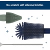 image:imageDr Browns Silicone Cleaning Brush Set with Bottle Spout and Straw Brush 3 Brushes to Clean Baby Bottles Spouts Nipples and Straws BPA Free  3PackSilicone Brush Set  Soft Touch  Blue