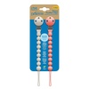 image:imageDr Browns Silicone Pacifier Clips Universal Fit Strap for Pacifiers PinkEcru BPA Free 018 Months 2Pack