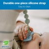 image:imageDr Browns Silicone Pacifier Clips Universal Fit Strap for Pacifiers PinkEcru BPA Free 018 Months 2Pack