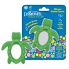 image:imageDr Browns Silicone Starter Spoon and Teether for Babies and Infants Turtles 1 Pack 4m1Pack  Starter Spoon