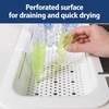 image:imageDr Browns Sink Caddy for Baby Bottles and Parts with Two Brush Holders Over The Sink Kitchen Storage Drying Rack and Organizer BPAFree