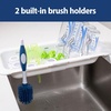image:imageDr Browns Sink Caddy for Baby Bottles and Parts with Two Brush Holders Over The Sink Kitchen Storage Drying Rack and Organizer BPAFree
