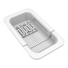 image:imageDr Browns Sink Caddy for Baby Bottles and Parts with Two Brush Holders Over The Sink Kitchen Storage Drying Rack and Organizer BPAFree