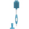 image:imageDr Browns Soft Touch No Scratch Baby Bottle Cleaning Brush Nipple Cleaner and Suction Cup Base for Easy Storage BPA Free Blue 2 PackBlue