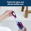 image:imageDr Browns Soft Touch No Scratch Baby Bottle Cleaning Brush Nipple Cleaner and Suction Cup Base for Easy Storage BPA Free Blue 2 PackGreen