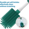image:imageDr Browns Soft Touch No Scratch Baby Bottle Cleaning Brush Nipple Cleaner and Suction Cup Base for Easy Storage BPA Free Blue 2 PackGreen