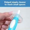 image:imageDr Browns Soft Touch No Scratch Baby Bottle Cleaning Brush Nipple Cleaner and Suction Cup Base for Easy Storage BPA Free Blue 2 PackPink