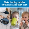 image:imageDr Browns Toddler Feeding Starter Set Travel Bundle with Cheers360 Spoutless Training Cup with Handles 6m 4 PieceDark Blue  Starter Set