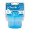 image:imageDr Browns Travel Formula Dispenser with Lid BPA Free  Blue  Holds 27oz1 Count Pack of 1