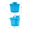 image:imageDr Browns Travel Formula Dispenser with Lid BPA Free  Blue  Holds 27oz1 Count Pack of 1