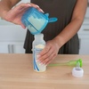 image:imageDr Browns Travel Formula Dispenser with Lid BPA Free  Blue  Holds 27oz1 Count Pack of 2