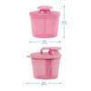 image:imageDr Browns Travel Formula Dispenser with Lid BPA Free  Pink  Holds 27oz1 Count Pack of 1