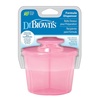 image:imageDr Browns Travel Formula Dispenser with Lid BPA Free  Pink  Holds 27oz1 Count Pack of 12