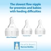 image:imageDr Browns UltraPreemie Narrow Baby Bottle Nipple Specialty Extra Slow Flow Rate 100 Silicone BPA Free 0m 6 Pack