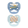 image:imageDr Browns Advantage Baby Pacifier Fully Symmetrical Soother with Soft Silicone Bulb Blue Sunrise 06m BPA Free 2 Pack