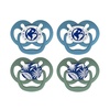 image:imageDr Browns Advantage Symmetrical Pacifier with Air Flow  Blue GlowinTheDark  2Pack  618m Pack of 24 Pack  GlowintheDark Blue Nature