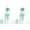 image:imageDr Browns AntiColic Options Narrow Sippy Bottle Starter Kit 8oz250mL with Level 3 MediumFast Flow Nipple and Soft 100 Silicone Sippy Spout Green BPA Free 6mVerde