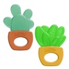 image:imageDr Browns AquaCool WaterFilled Teether Cooling Baby Teether Toy for Sore Gums Green Cactus BPAFree 3m 4PackHouse Plants