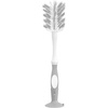 image:imageDr Browns Deluxe Bottle Brush for Cleaning Baby Bottles Nipples and Sippy Cups with Suction Cup Stand and Vent Brush BPAFree Blue 1Pack Packaging and Color May Vary1Pack Gray